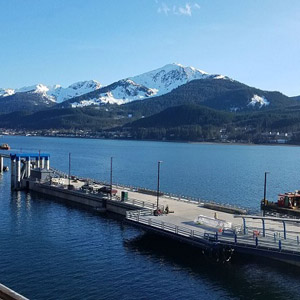 Port of Juneau Cruise Ship Terminal Concrete Pontoons