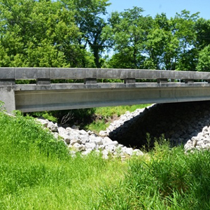 Little Cedar Creek Waffle Deck Bridge