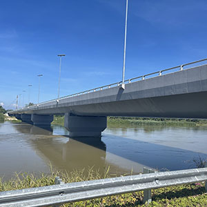 Lambor Bridge Crossing At Perak River