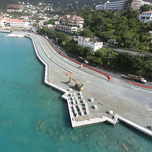 Veterans Drive Precast Seawall