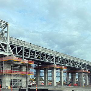 Gulf Coast Liquid Natural Gas Pipe Bridge Structure