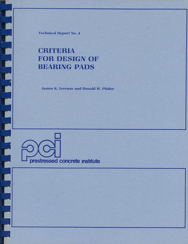 Criteria for Design of Bearing Pads FREE PDF