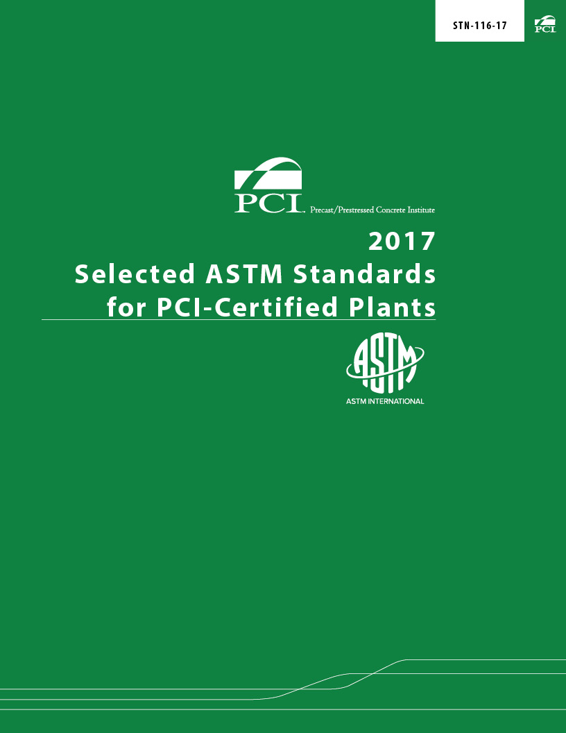 2017 Selected ASTM Standards for PCI-Certified Plants